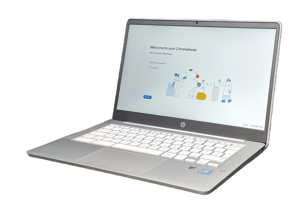 HP Chromebook 14A-NA0509NA, 14" Pentium Silver N5030, 4GB RAM, 64GB eMMC