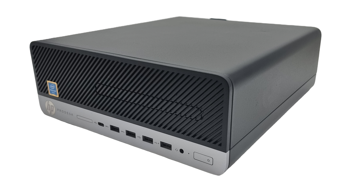 HP ProDesk 600 G5 SFF PC, Pentium Gold 8th Gen, 8GB RAM, 256GB SSD, Windows 11