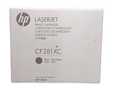 Cartouche de toner laser noire haute capacité HP CF281XC authentique, boîte simple