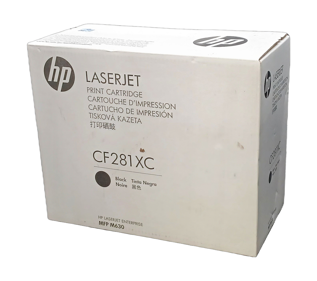 Cartouche de toner laser noire haute capacité HP CF281XC authentique, boîte simple