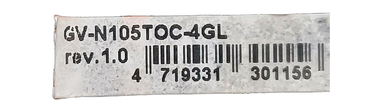 Gigabyte Nvidia GTX 1050 Ti OC Low Profile 4GB Graphics Card GV-N105TOC-4GL