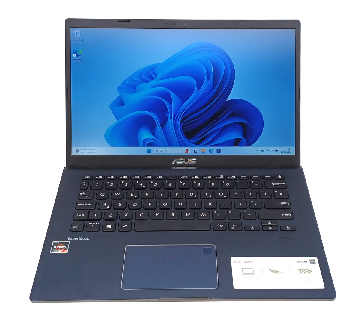 Ordinateur portable Asus Vivobook X409DA, 14" AMD Ryzen 5, 8 Go de RAM, 256 Go SSD, Win 11