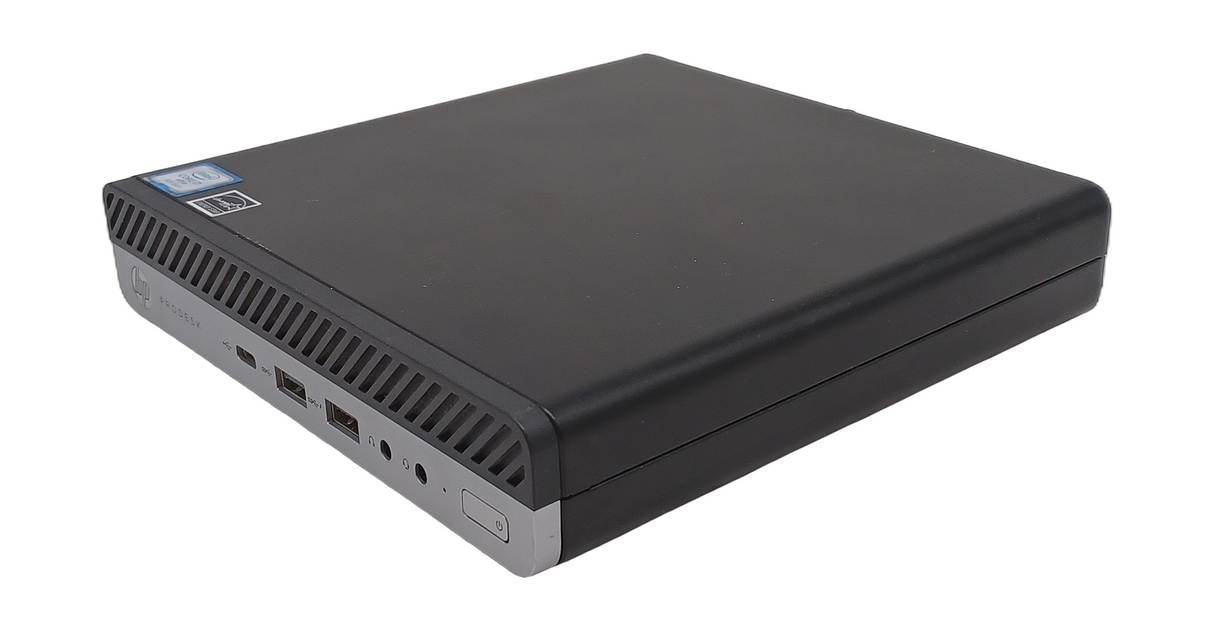 HP ProDesk 600 G4 Micro PC, Core i7 8th Gen, 8GB RAM, 256GB SSD, Windows 11