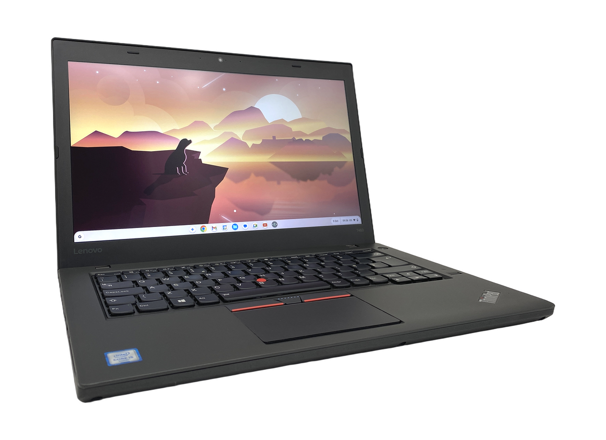 Ordinateur portable Lenovo ThinkPad T460, 14" Core i5 6ème génération, 8 Go de RAM, SSD de 128 Go, Chrome OS