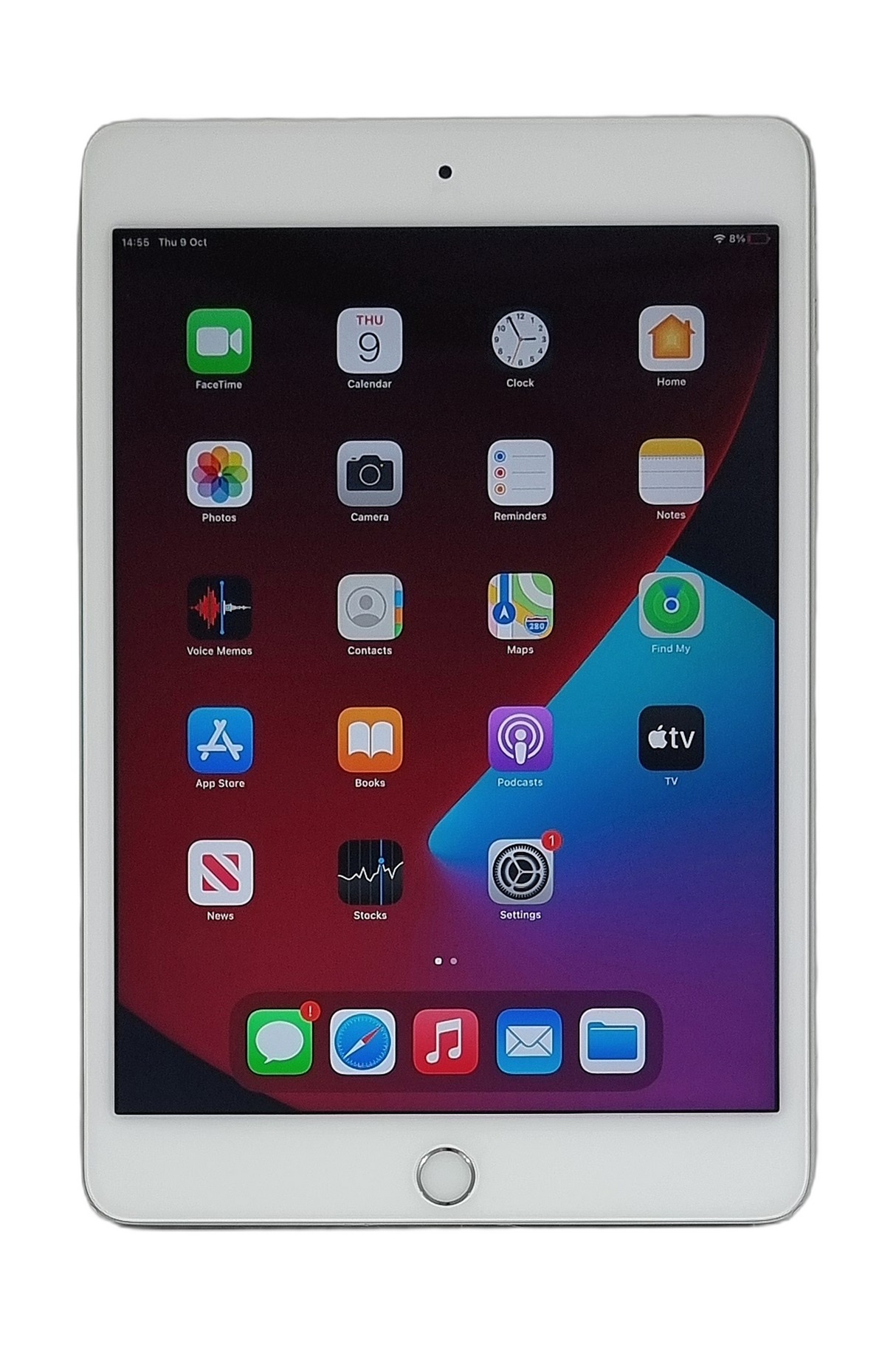 Apple iPad Mini 4 Tablet, 128GB, WiFi, Silver, A1538