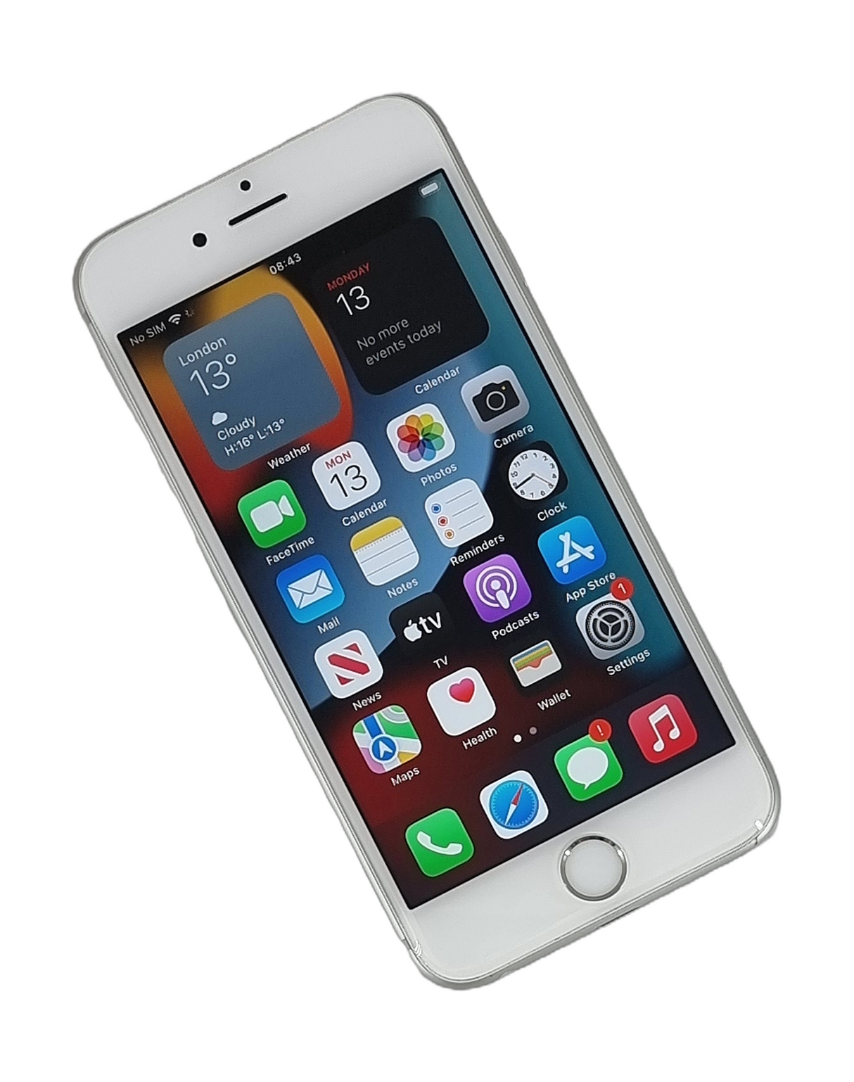 Apple iPhone 6S Plus Smartphone, 32GB, Unlocked, Silver, A1688