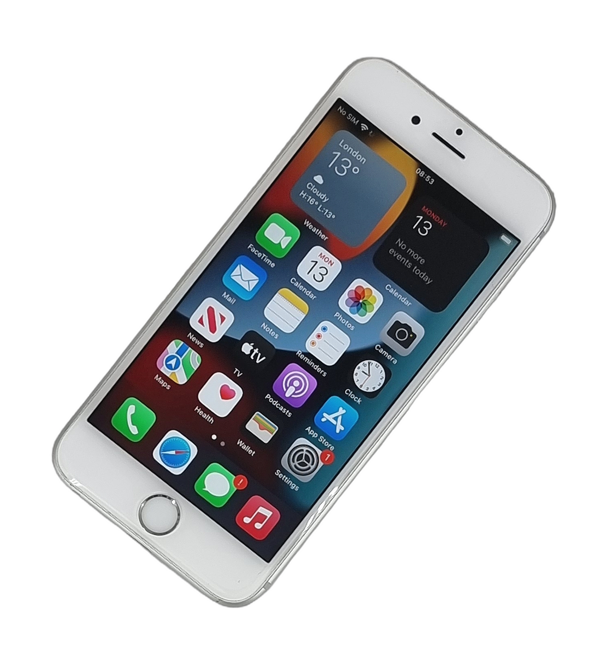 Apple iPhone 6S Plus Smartphone, 32GB, Unlocked, Silver, A1688