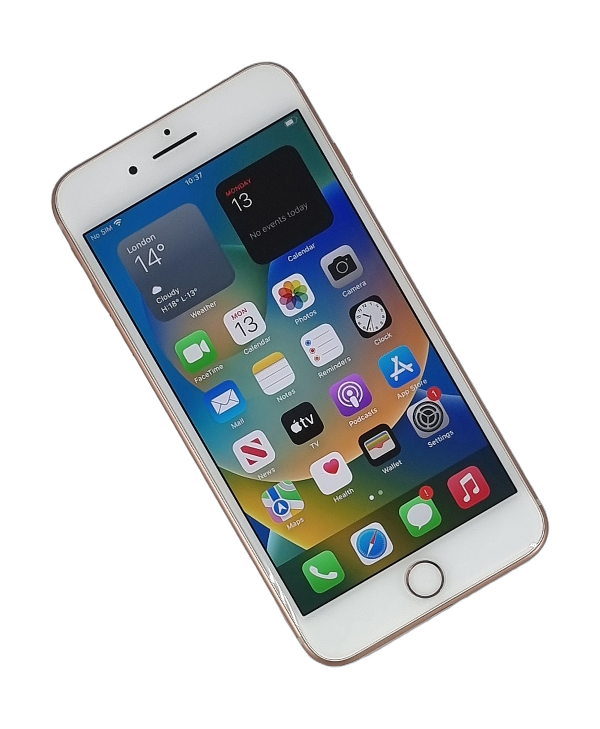 Apple iPhone 8 Plus Smartphone, 128GB, Network Unlocked, Rose Gold, A1897