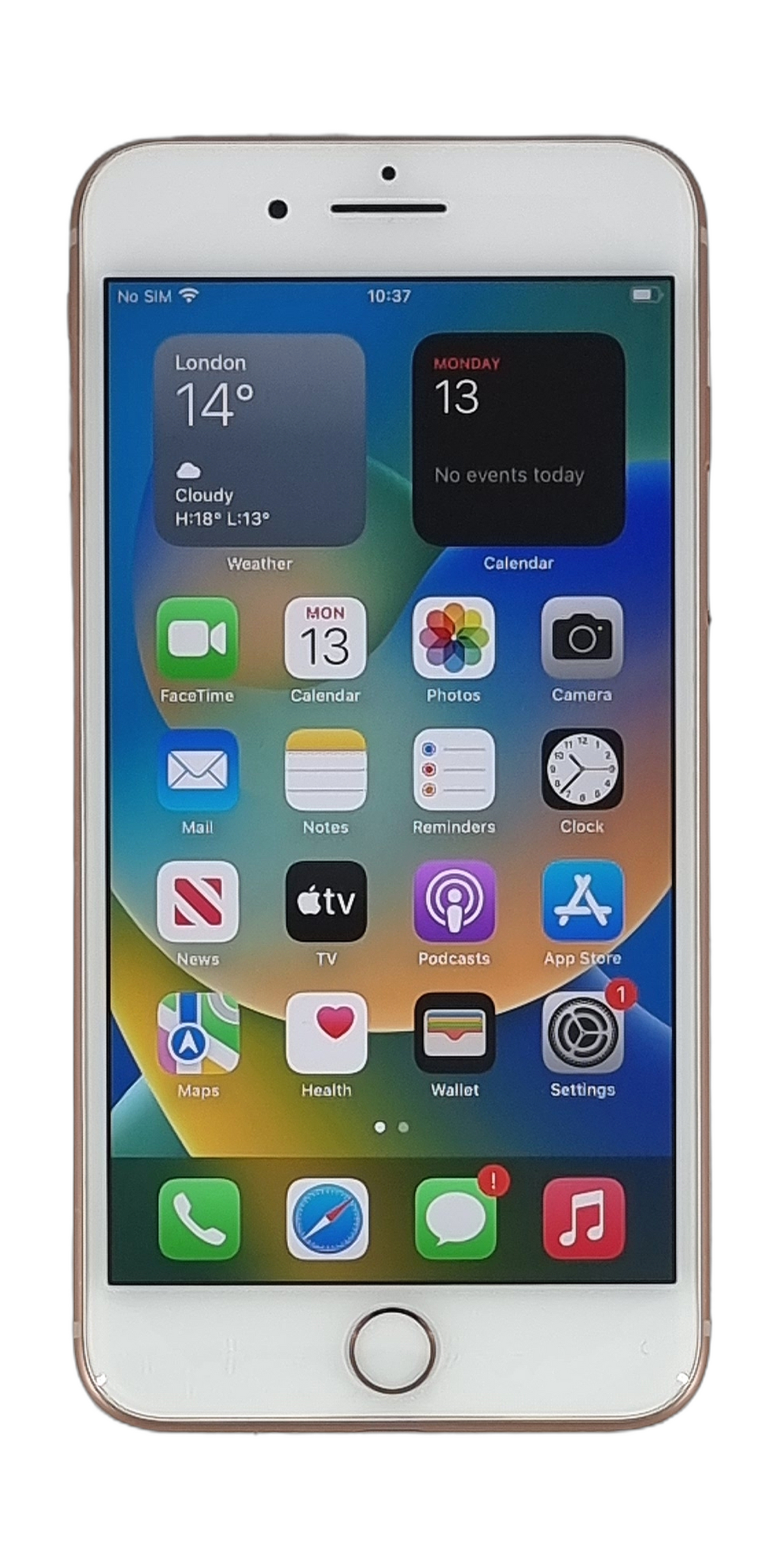 Apple iPhone 8 Plus Smartphone, 128GB, Network Unlocked, Rose Gold, A1897