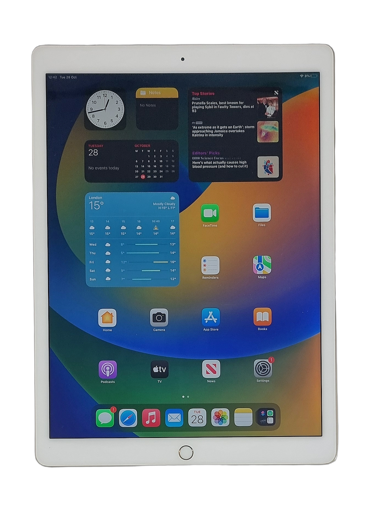 Tablette Apple iPad Pro, 128 Go, Wifi + Cellulaire, Or, A1652