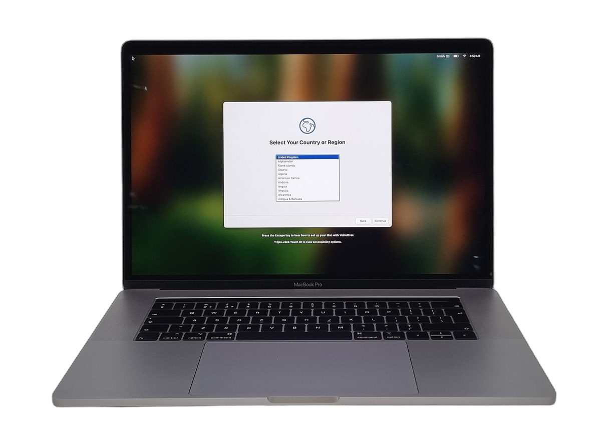 Apple MacBook Pro 2019 Laptop, 15" Core i7 9th Gen, 16GB RAM, 256GB SSD, Sequoia