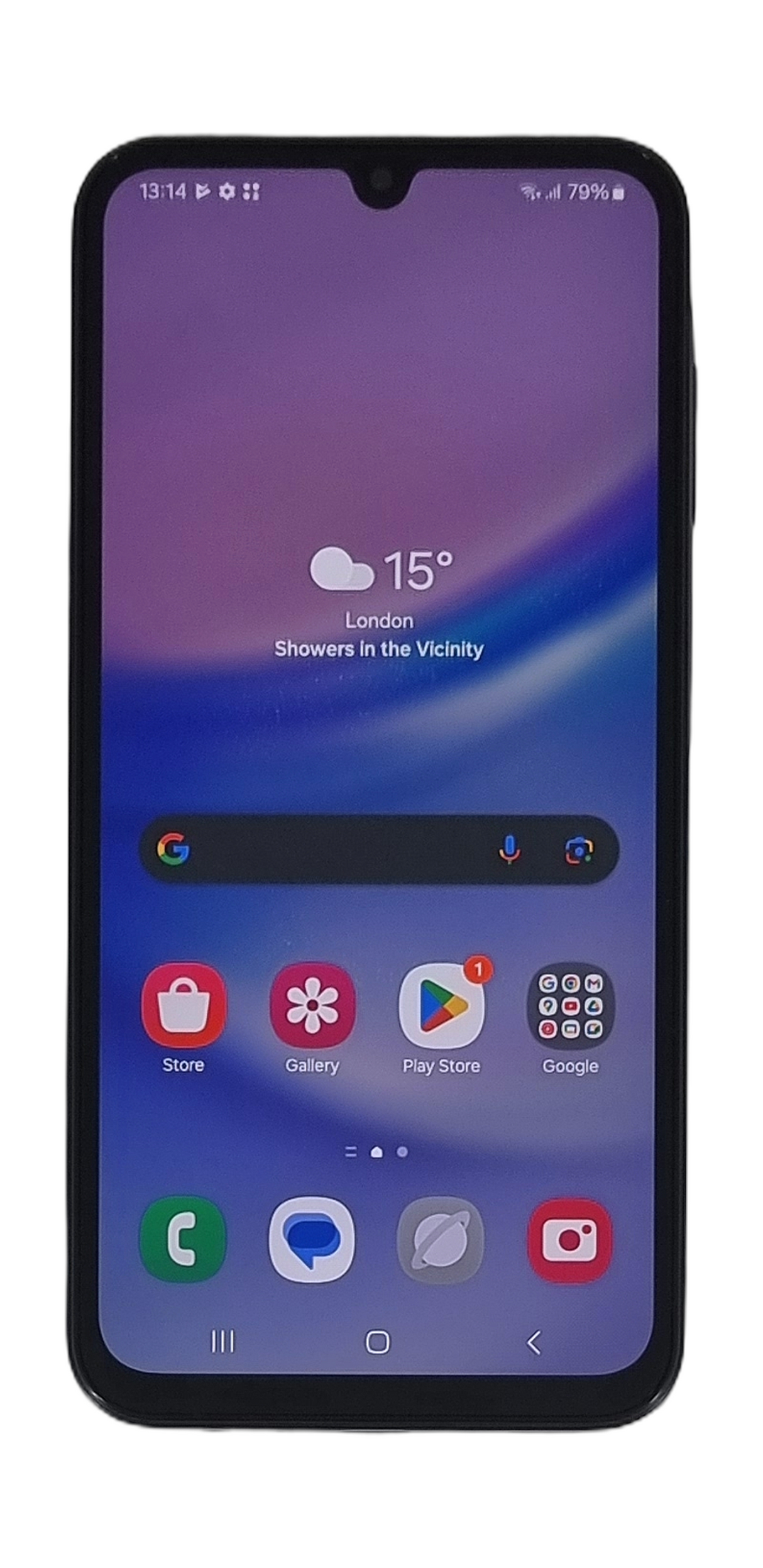 Samsung Galaxy A15 Smartphone, 128GB, Unlocked, Black-Blue, SM-A155F/DSN