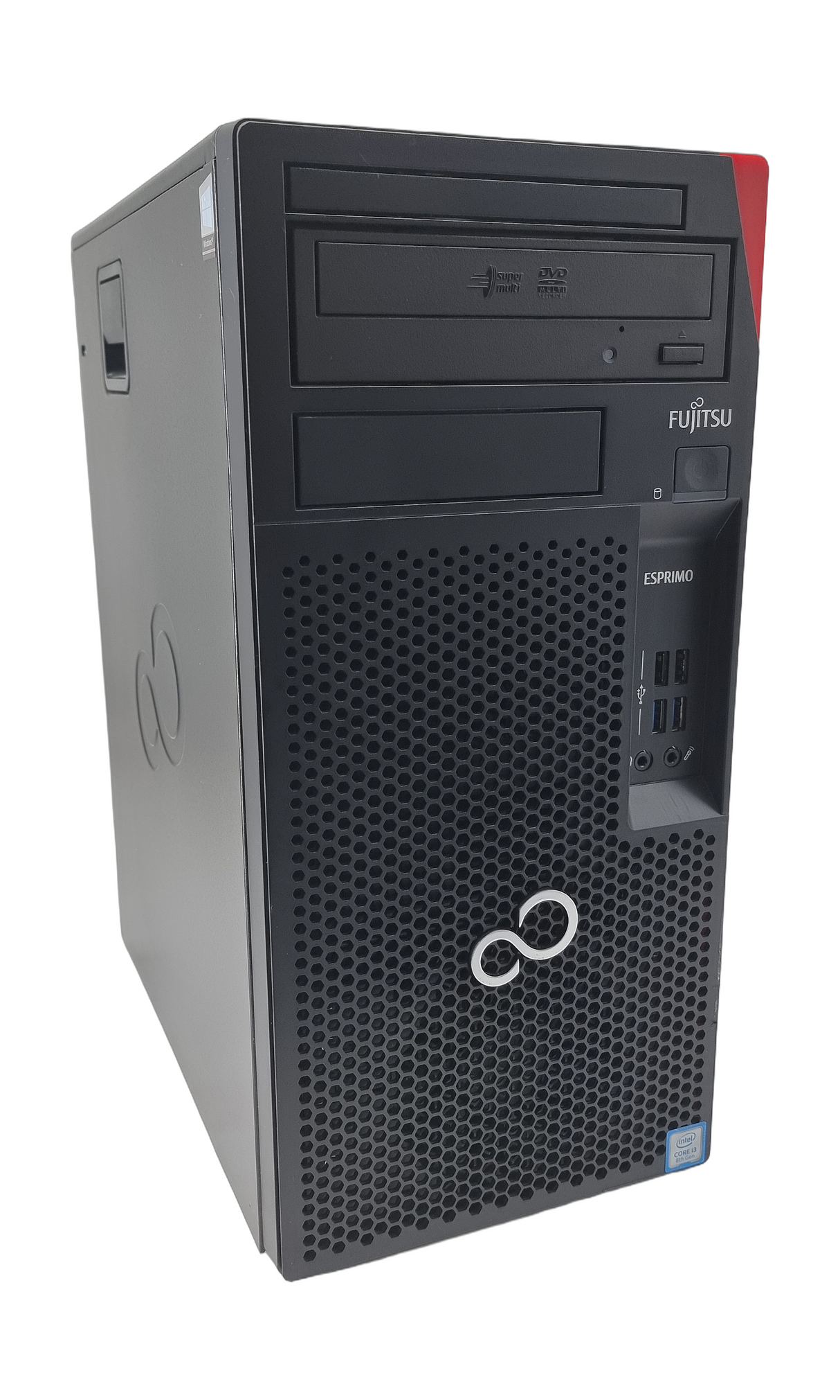 Fujitsu Esprimo P558 Tower PC, Core i3 8th Gen, 8GB RAM, 256GB SSD, Windows 11