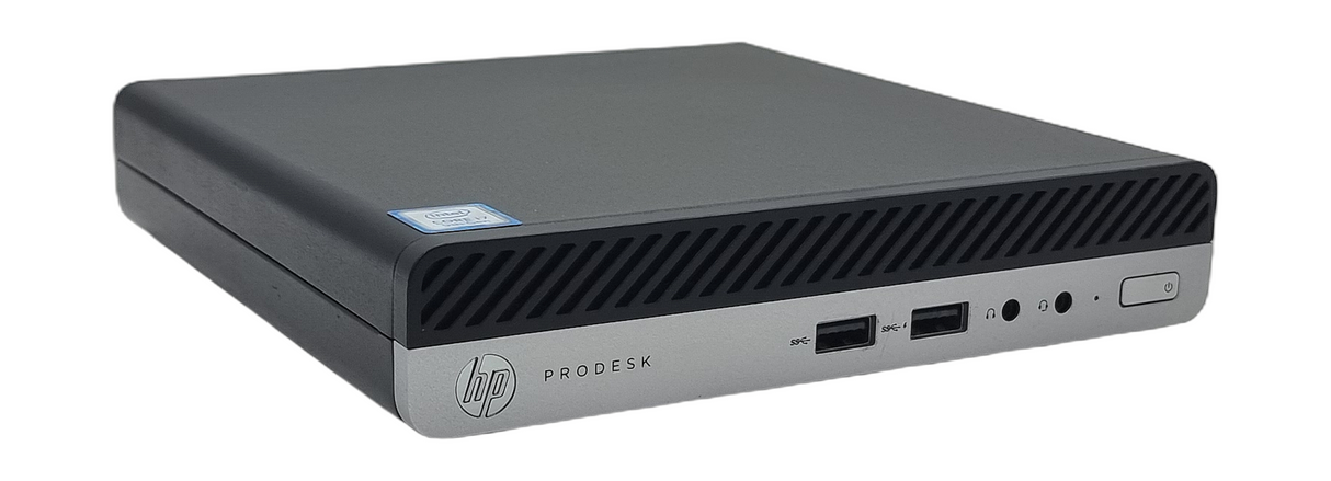 HP ProDesk 400 G5 Micro PC, Core i7 9th Gen, 8GB RAM, 256GB SSD, Windows 11