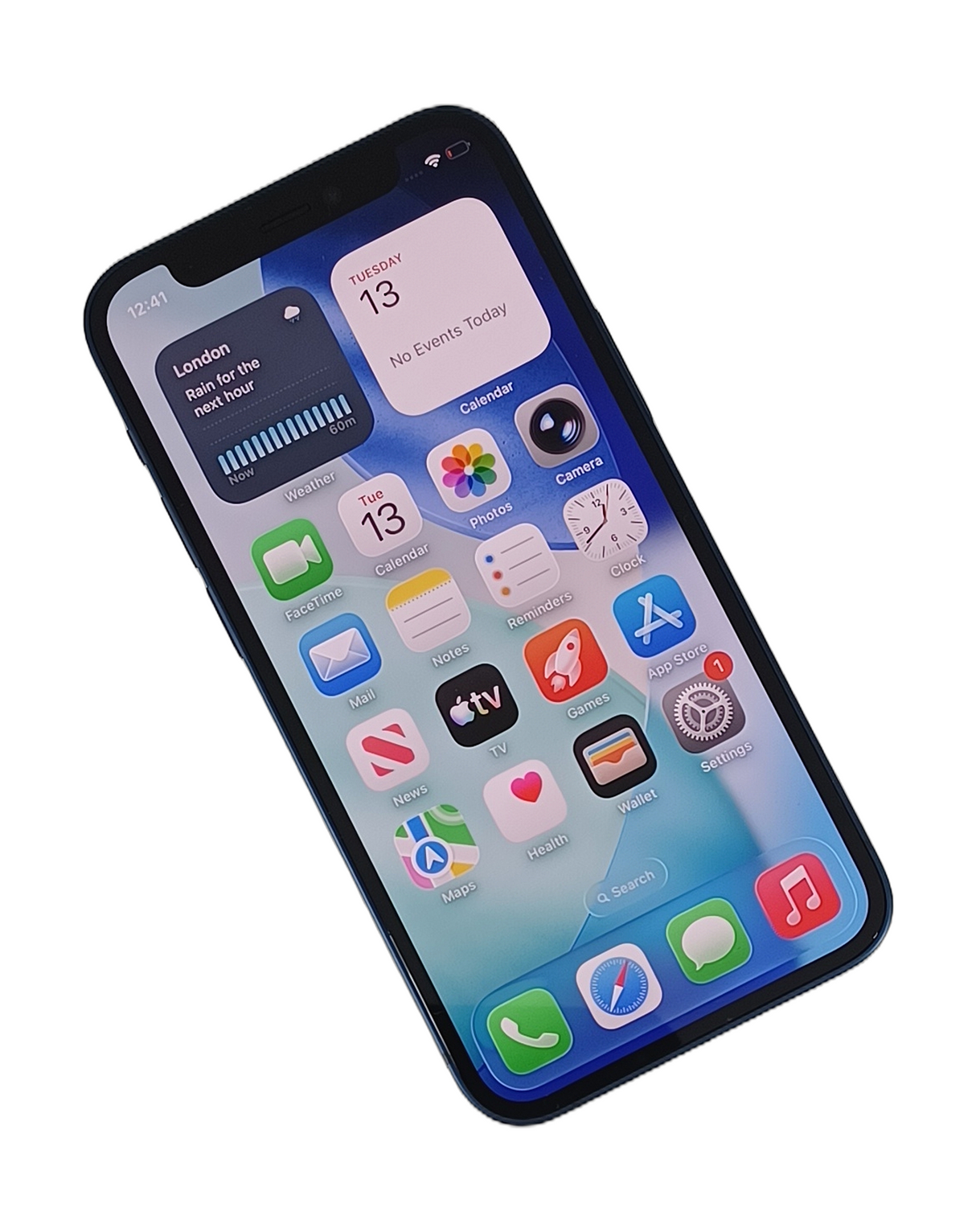 Apple iPhone 12 Mini Smartphone, 64GB, Blue, Network Unlocked, A2399