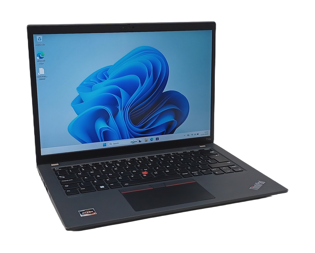 Ordinateur portable Lenovo T14s Gen 3A, 14" Ryzen 7 Pro 6850U, 16 Go de RAM, 512 Go de SSD, Win 11