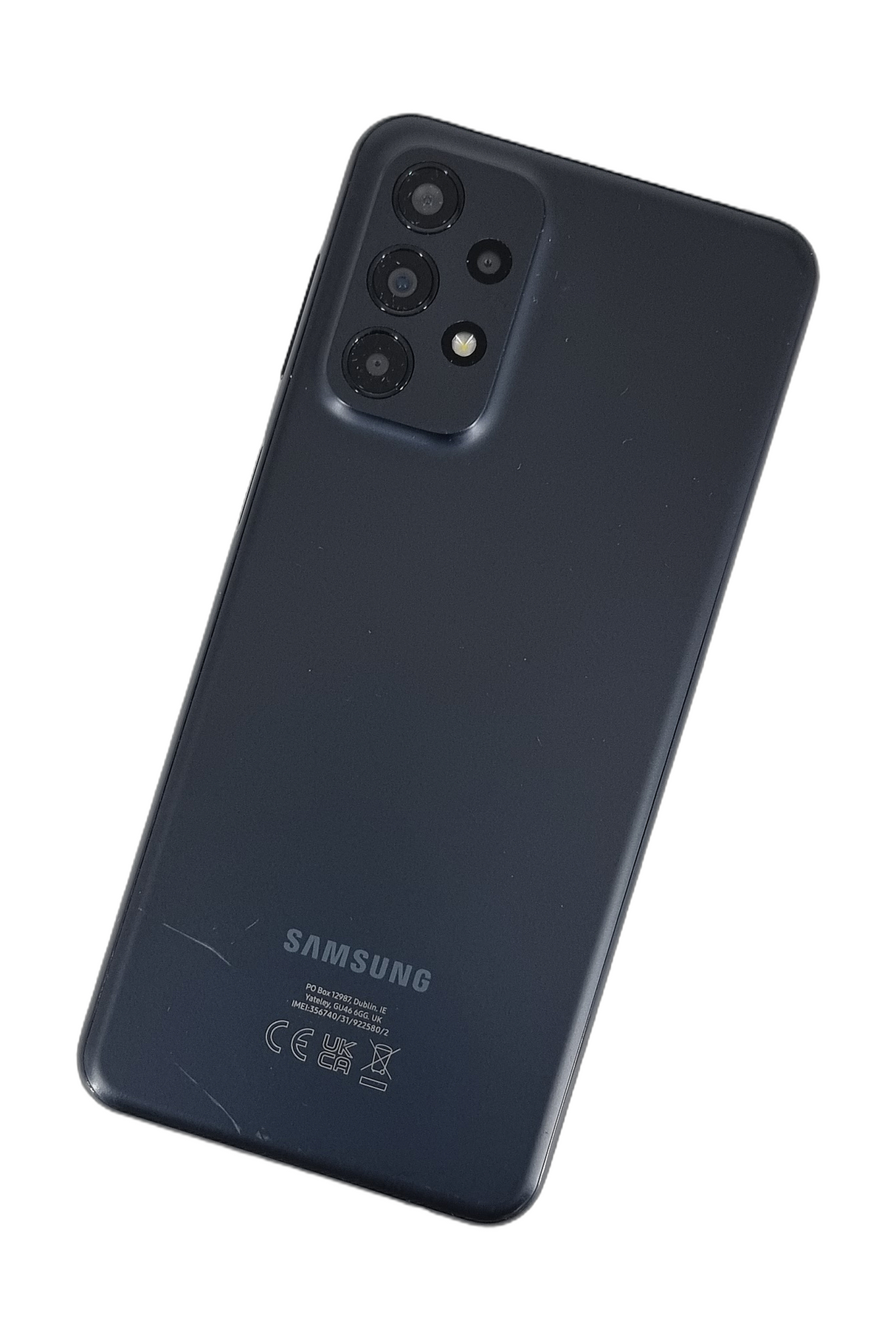 Smartphone Samsung Galaxy A23, 64 Go, débloqué tout opérateur, noir, SM-A236B
