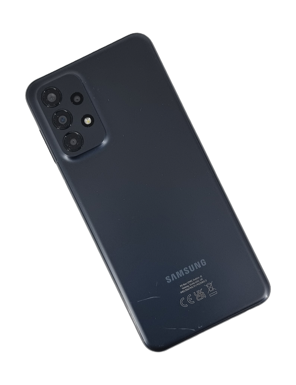 Smartphone Samsung Galaxy A23, 64 Go, débloqué tout opérateur, noir, SM-A236B