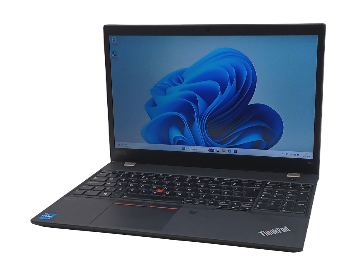 Lenovo ThinkPad P15s Gen 2 Laptop, 15.6" i7 11th Gen, 16GB, 256GB SSD, Win 11