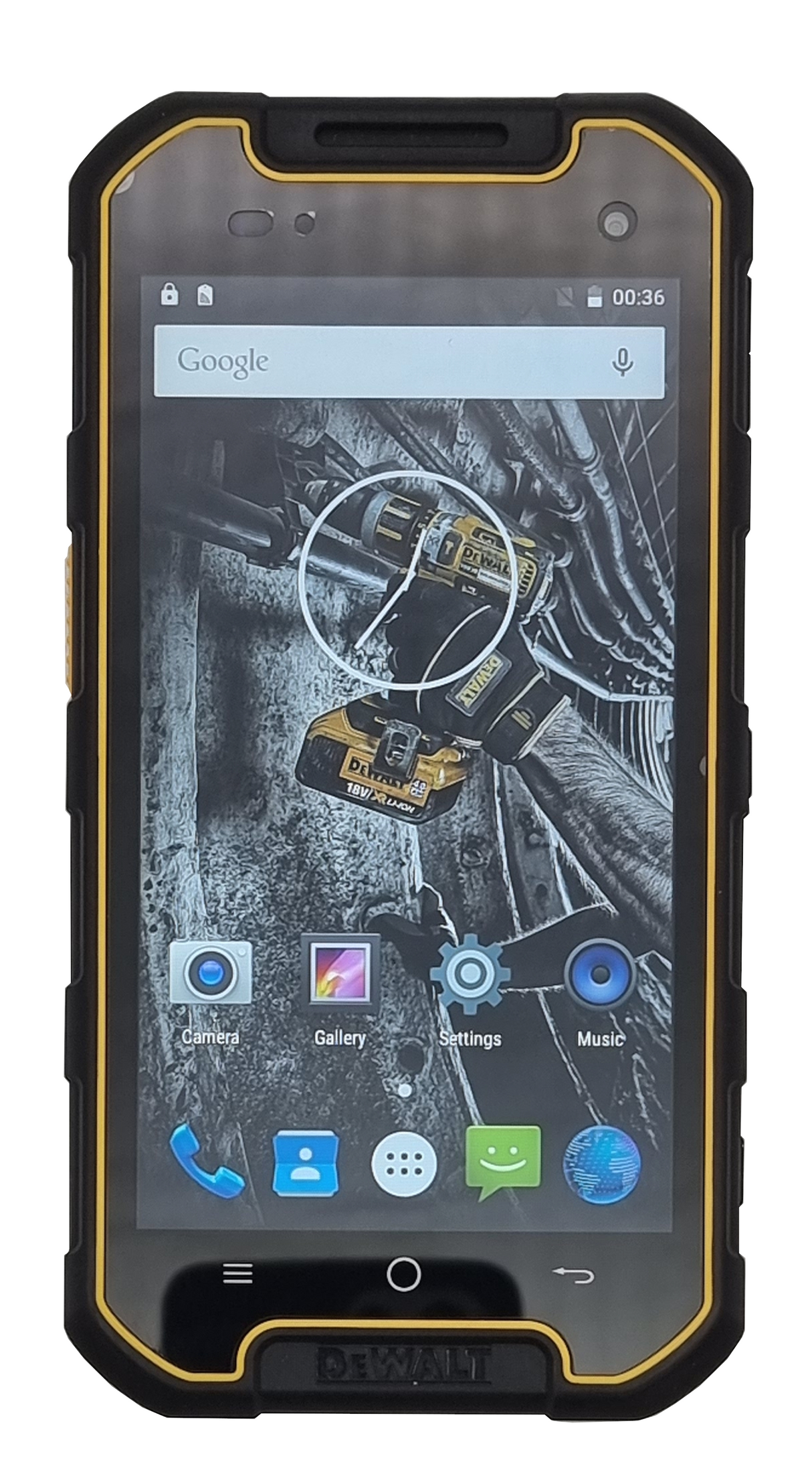 DeWALT Smartphone, 16GB, Network Unlocked, Black, MD501