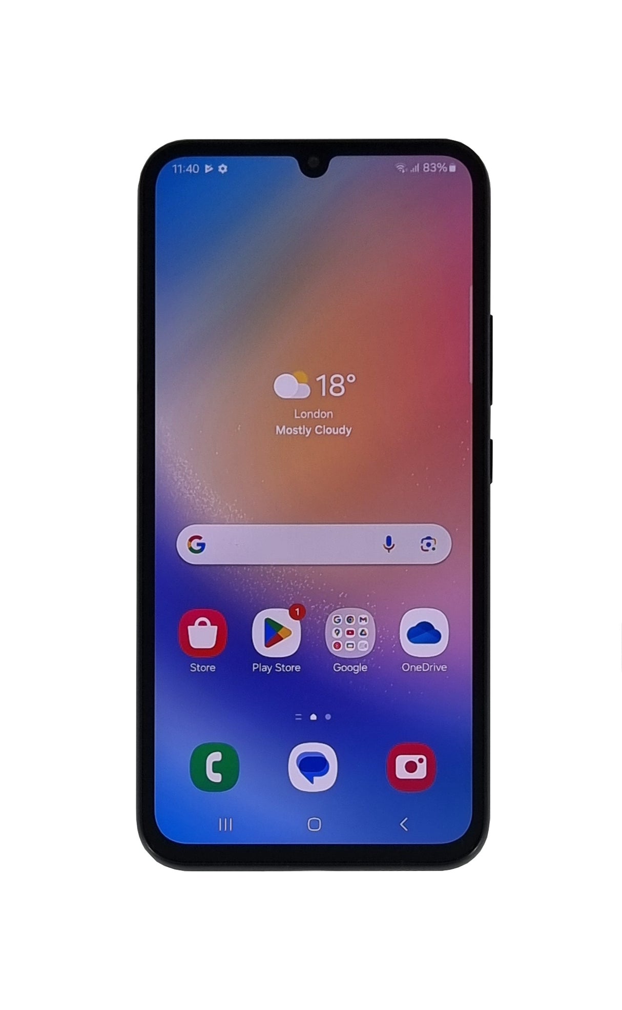 Samsung Galaxy A34 Smartphone, 128GB, Network Unlocked, Black, SM-A346B