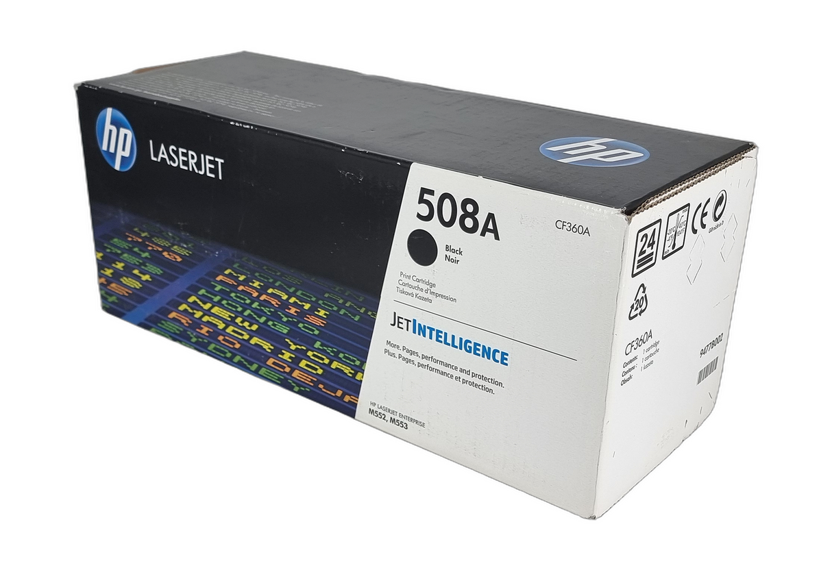 Genuine Sealed HP CF360A Black Print Cartridge 508A, Departures Livery BNIB