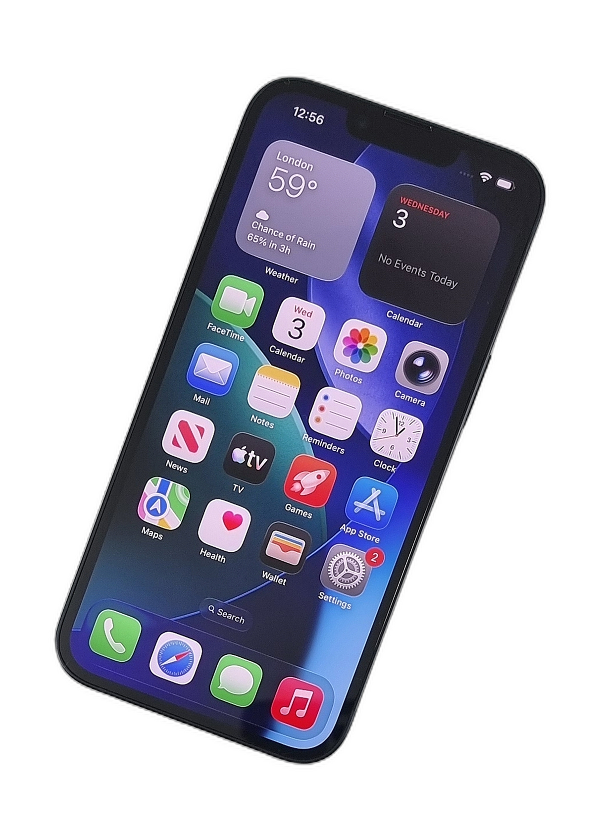 Apple iPhone 14 Smartphone, 256GB, Network Unlocked, Midnight (Black), A2882