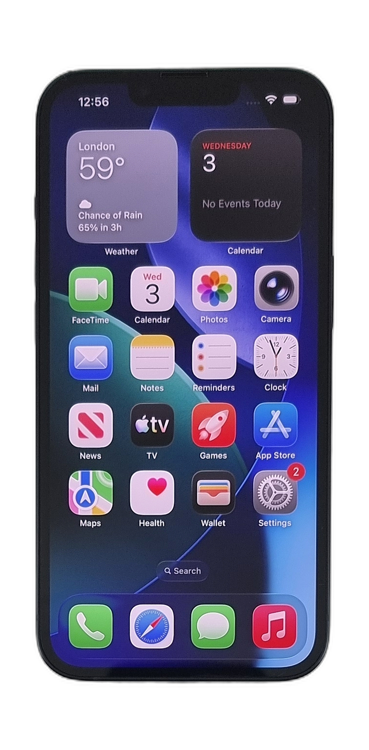 Apple iPhone 14 Smartphone, 256GB, Network Unlocked, Midnight (Black), A2882