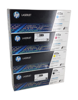 Genuine HP 415A CMYK Laser Toner Cartridge Set, Departures Livery, Sealed