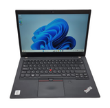 Lenovo ThinkPad T14 Gen 1 Laptop, 14" i5 10th Gen, 8GB RAM, 256GB SSD, Win 11