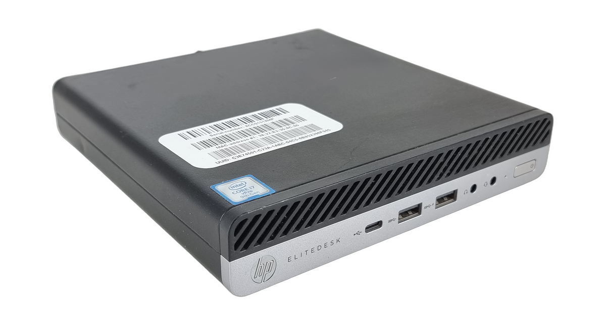 HP EliteDesk 800 G5 Desktop Mini PC: 9th Gen i7, 8GB RAM, 256GB SSD, Windows 11