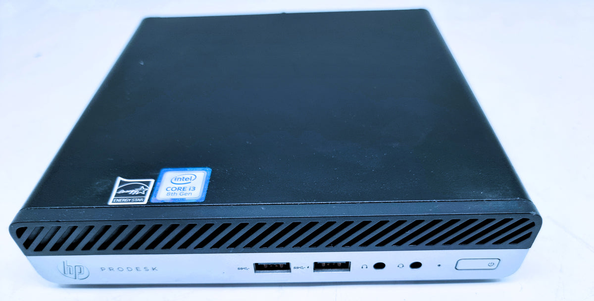 HP ProDesk 400 G4 Micro PC, Core i3 8th Gen, 8GB RAM, 256 GB SSD, Windows 11