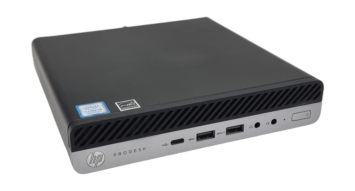HP ProDesk 600 G4 Micro PC, Core i5 8th Gen, 8GB RAM, 256GB SSD, Windows 11