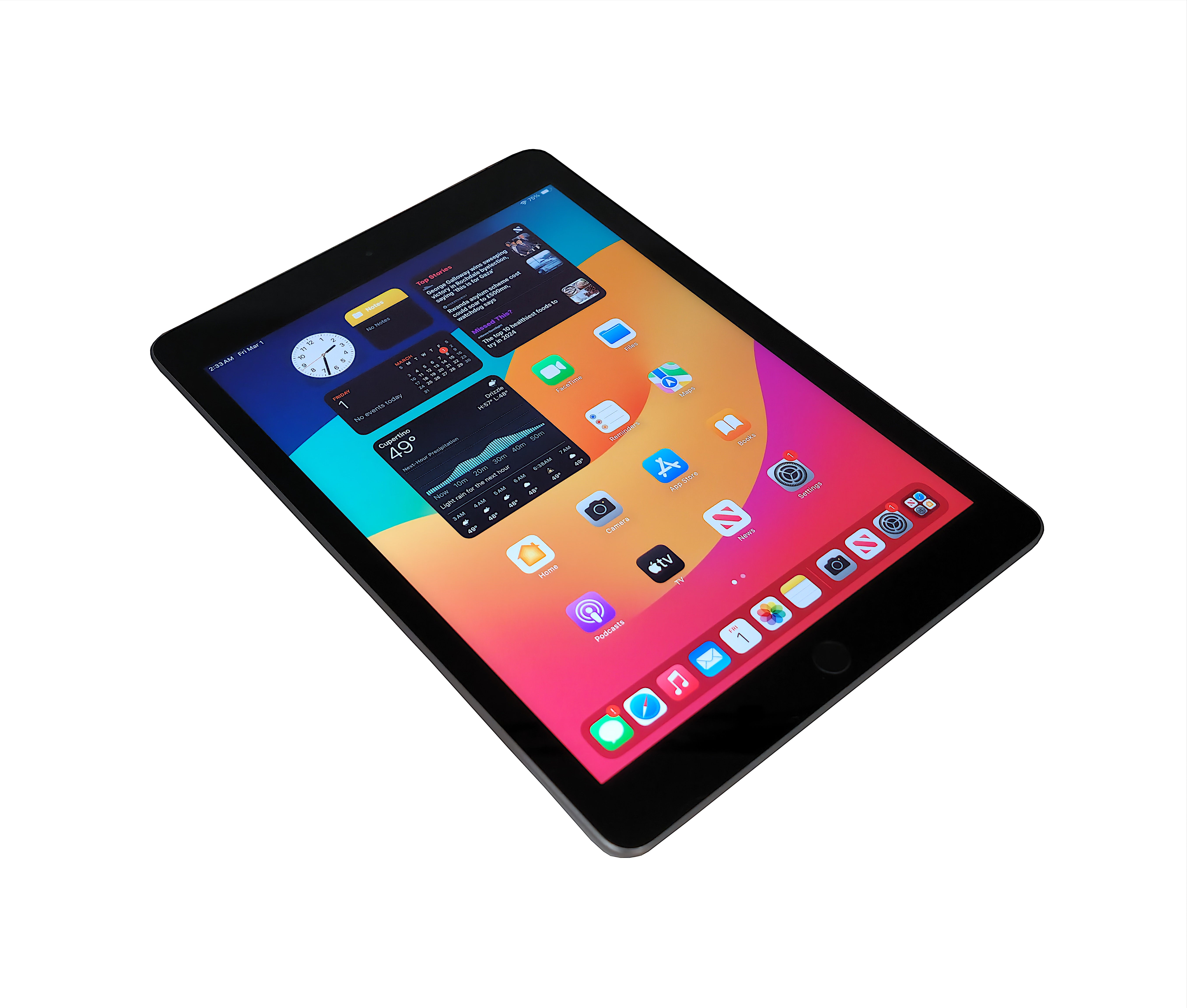 Apple iPad 6th Generation Tablet, 128GB, WiFi + GSM, Unlocked