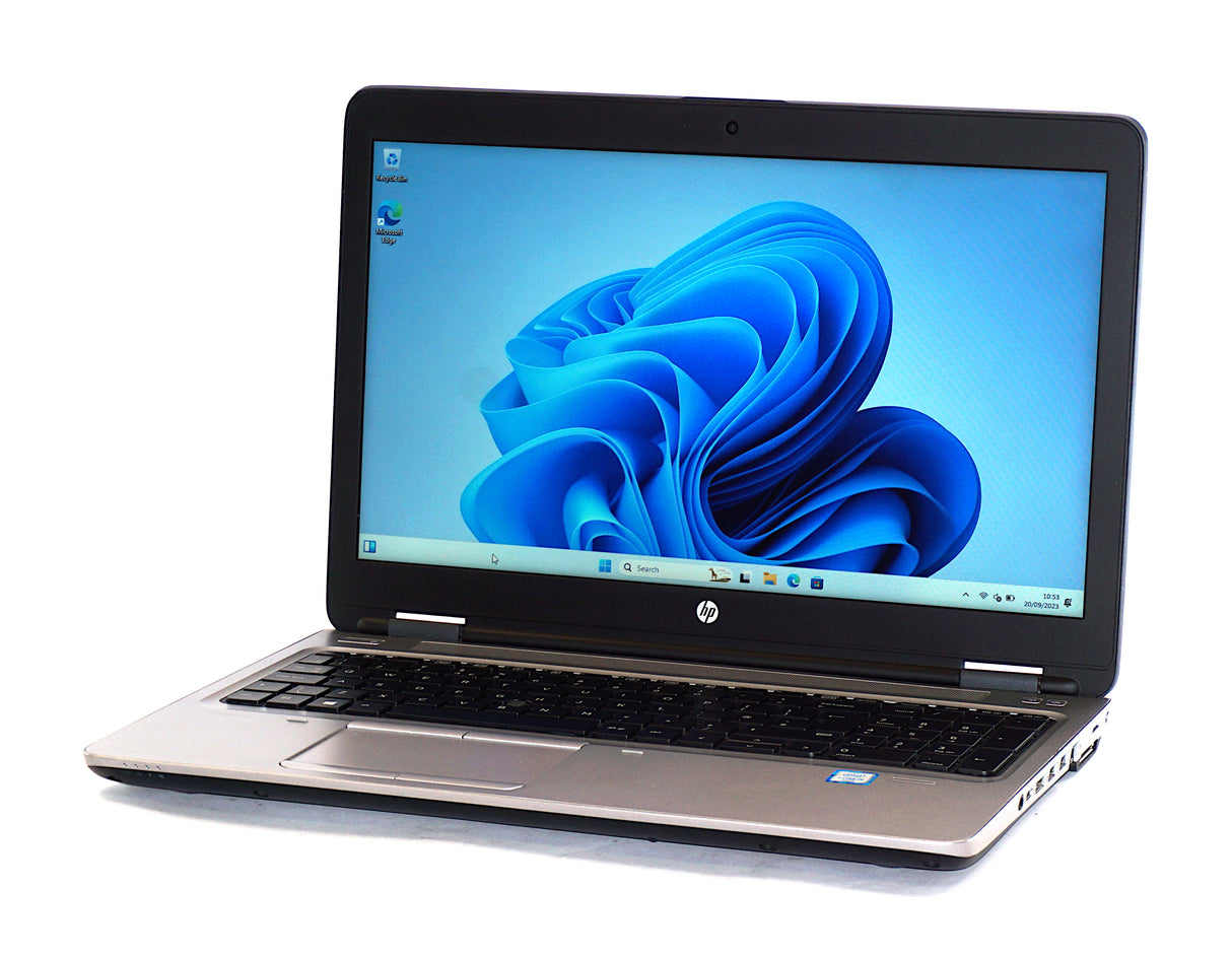 HP ProBook 650 G2 Laptop, 15.5" Core i5 6th Gen, 8GB RAM, 128GB SSD