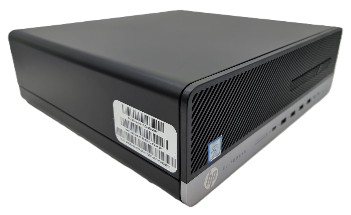 HP EliteDesk 800 G5 SFF PC, Core i7 8th Gen, 8GB RAM, 256GB SSD