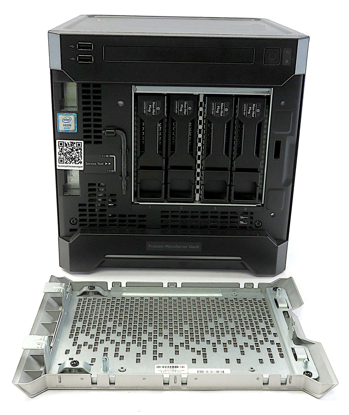Xeon Microserver HP ProLiant Microserver Gen8: Xeon E3-1220Lv2 CPU, 16GB ECC RAM, 4x Tr ...