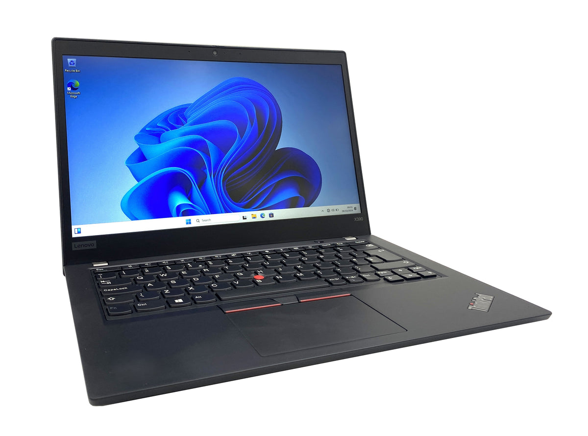 Lenovo ThinkPad X390 Laptop, 13.3" i7 8th Gen, 16GB RAM, 256GB SSD, Windows 11