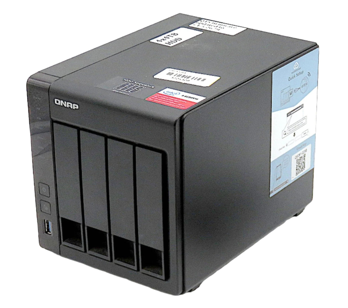 QNAP TS-451+ 4-Bay Desktop NAS: 8GB RAM, 4x 4TB Hard Drives, Updated Firmware