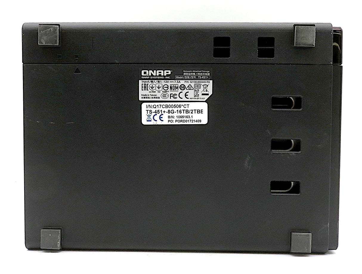 QNAP TS-451+ 4-Bay Desktop NAS: 8GB RAM, 4x 4TB Hard Drives, Updated Firmware