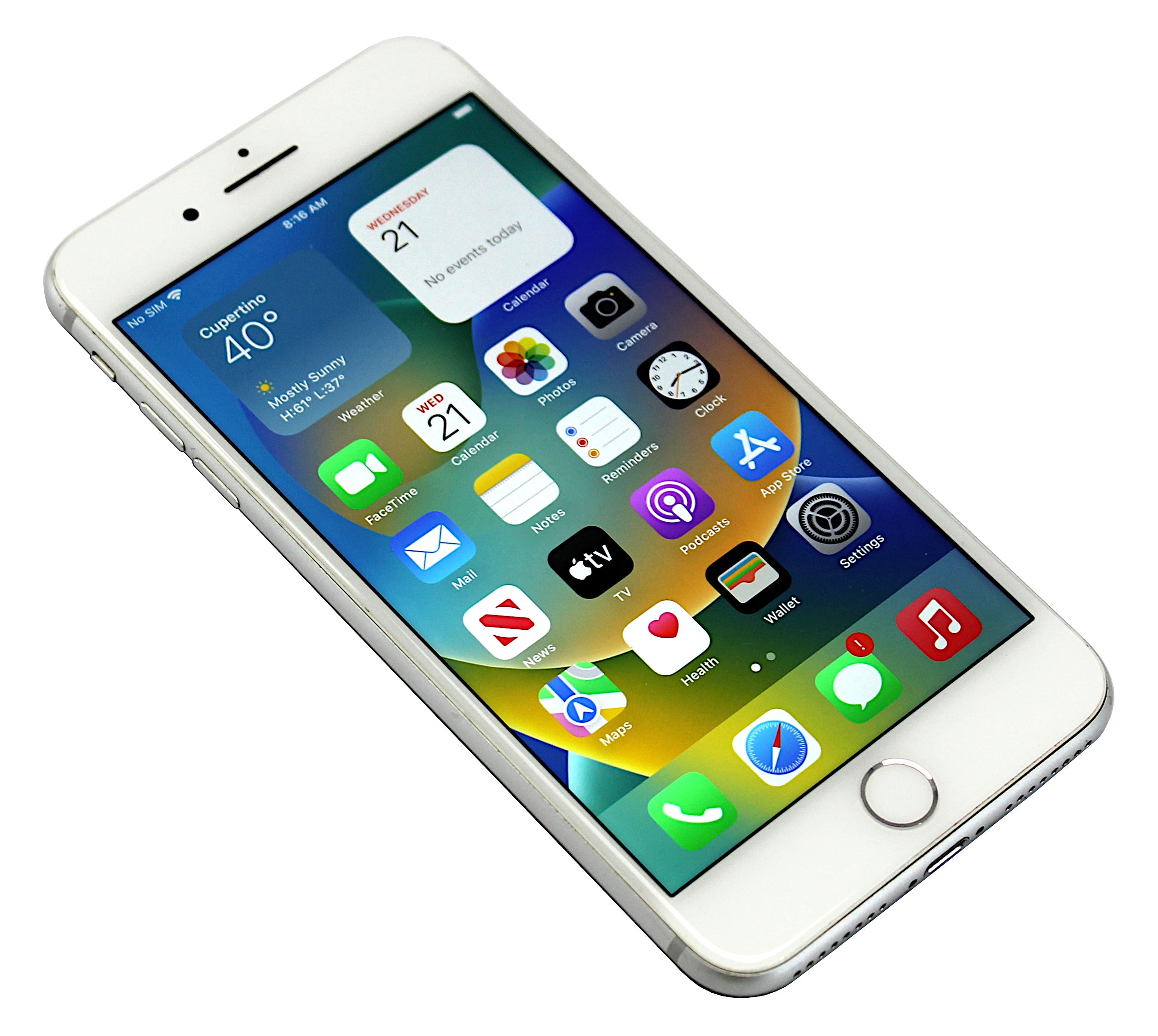 apple iPhone 8 Plus 64GB シルバー Apple iPhone 8 Plus Smartphone, 64GB, Network Unlocked