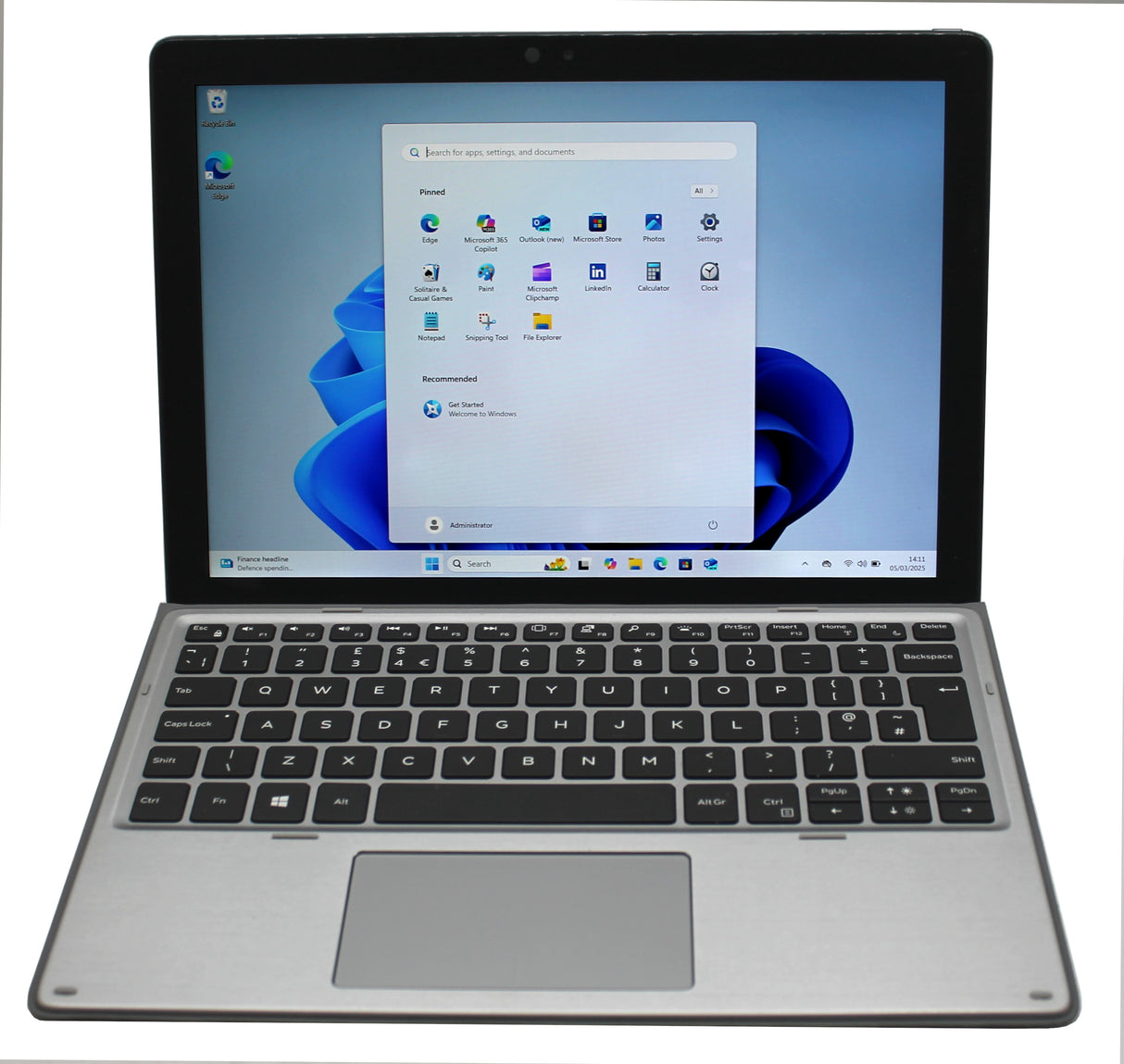 Ordinateur portable 2-en-1 Dell Latitude 7200, 12,3" i7 8e génération, 16 Go de RAM, 512 Go de SSD, Win 11