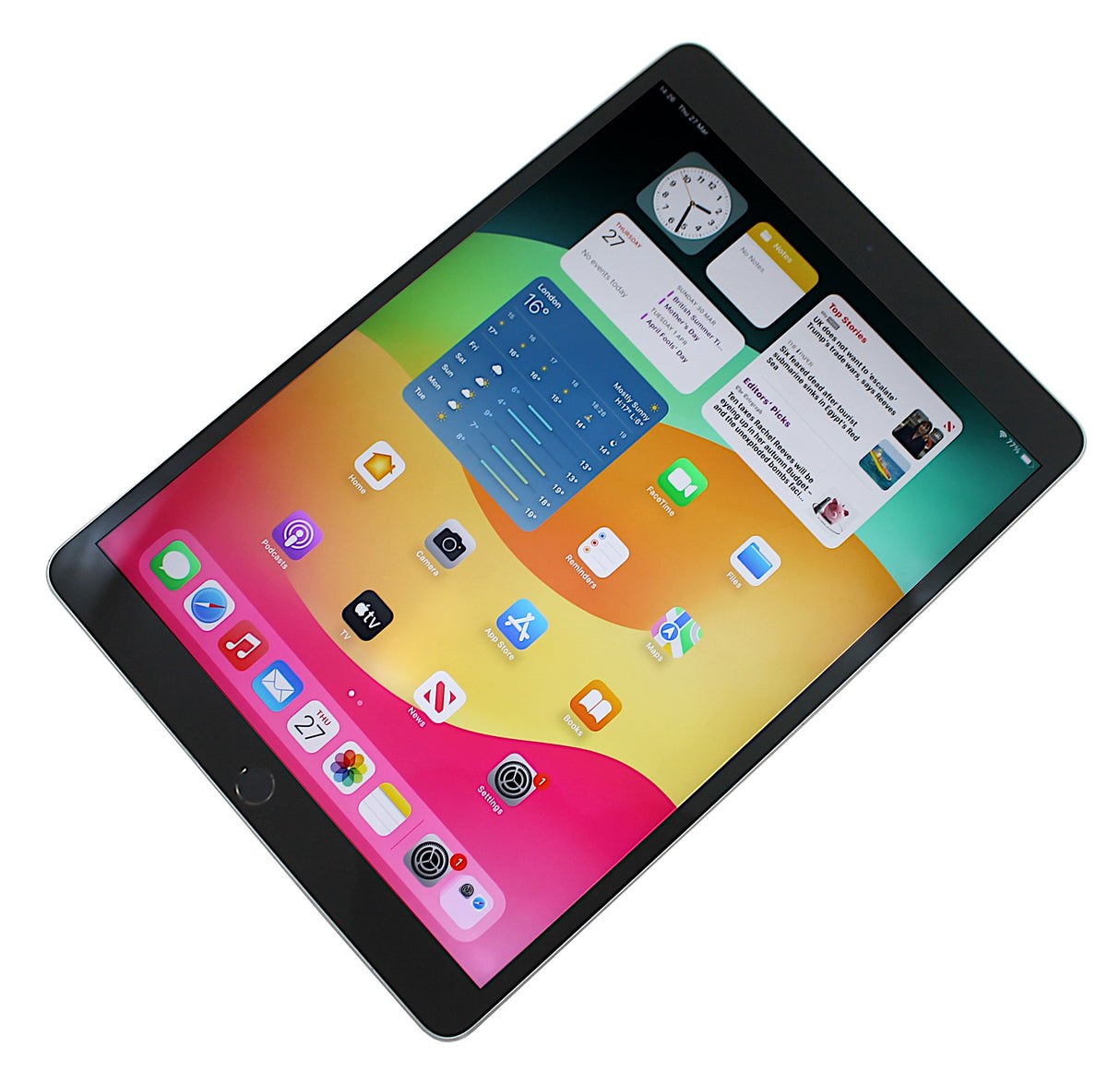 Apple iPad Pro 2nd Generation Tablet, Wi-Fi, 64GB, Space Grey, A1701