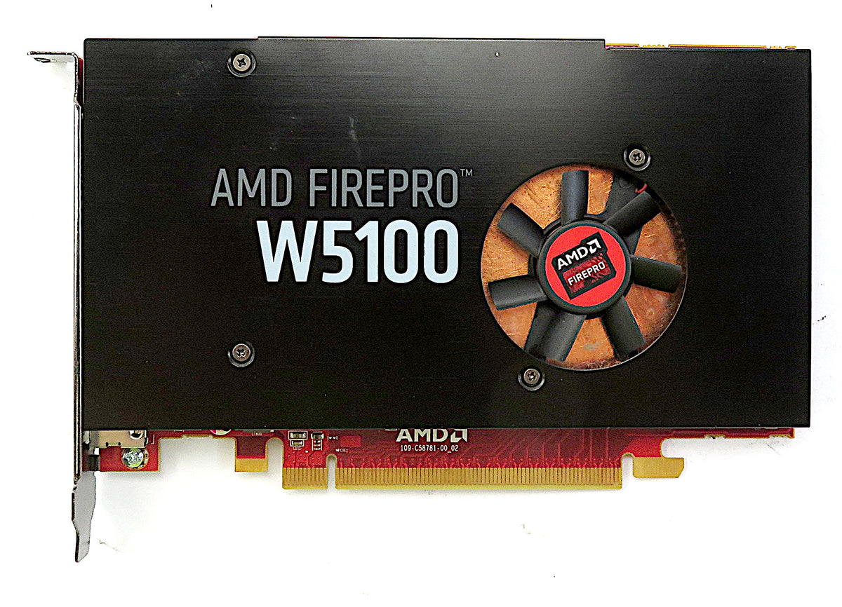 Carte graphique AMD FirePro W5100 4 Go pour station de travail avec quatre ports d'affichage 102C5870100
