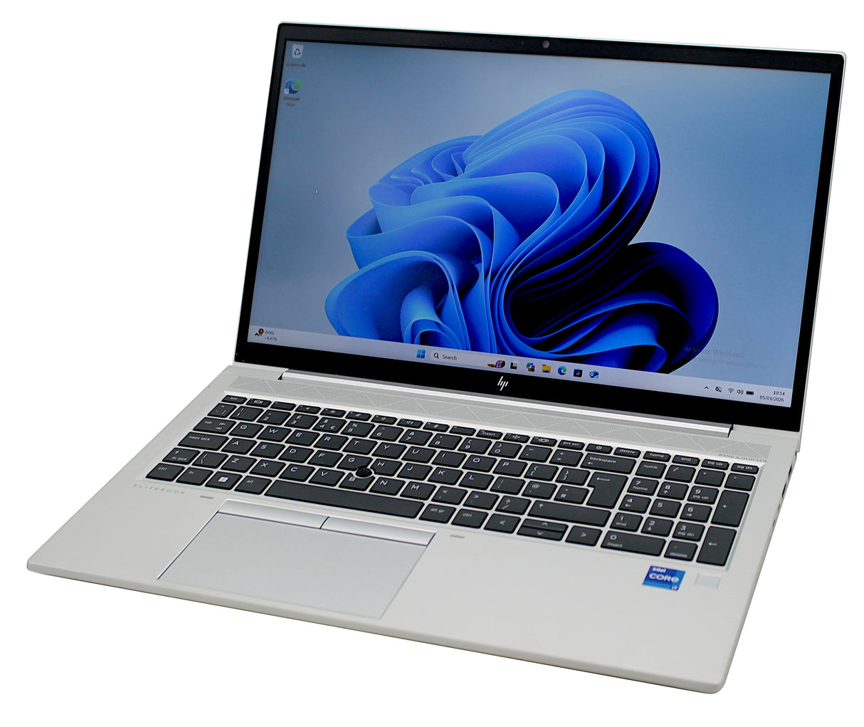 HP EliteBook 850 G8 Laptop, 15.6" 11th Gen Core i7, 8GB RAM, 256GB SSD, Win 11