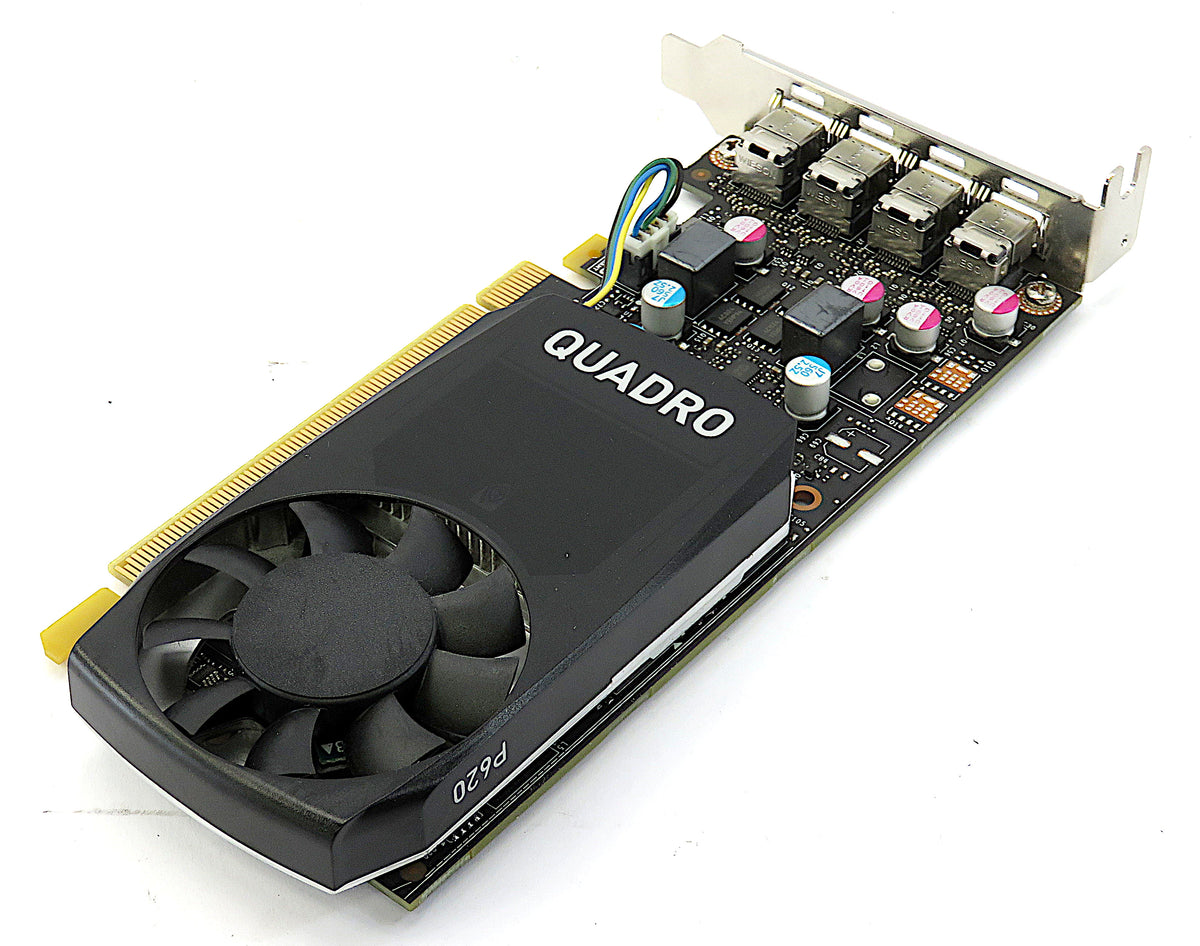 PNY Nvidia Quadro P620 Quad MiniDP 2GB PCIe Low Profile Graphics Card VCQP620ATX