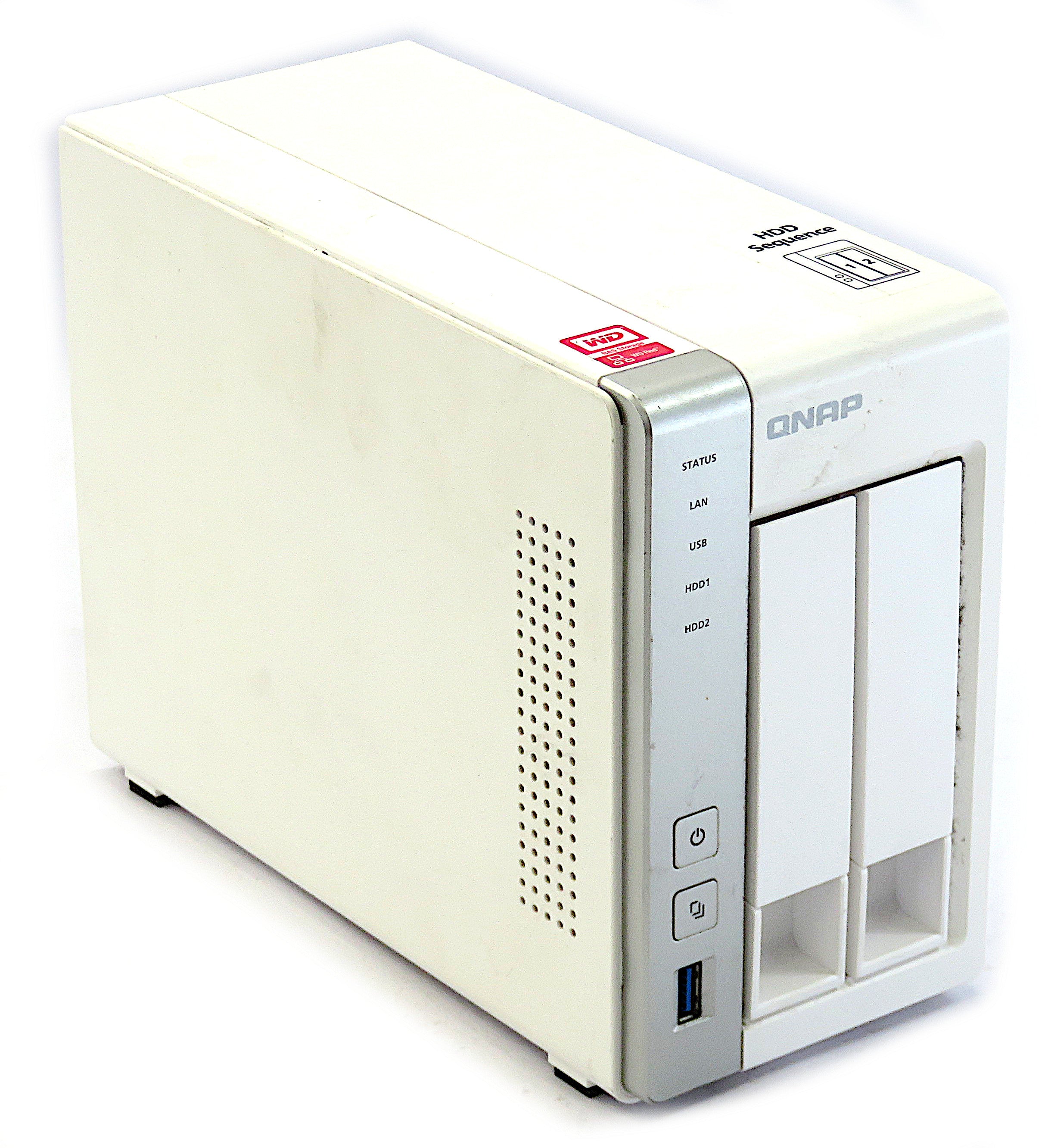 QNAP TS-231 2-Bay Desktop NAS: 2x 3TB Hard Drives, Updated