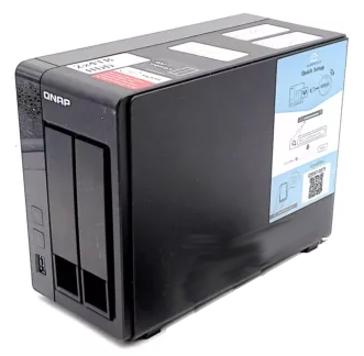 QNAP TS-251+ 2-Bay Desktop NAS: 8GB RAM, 2x 4TB Hard Drives, Updated Firmware