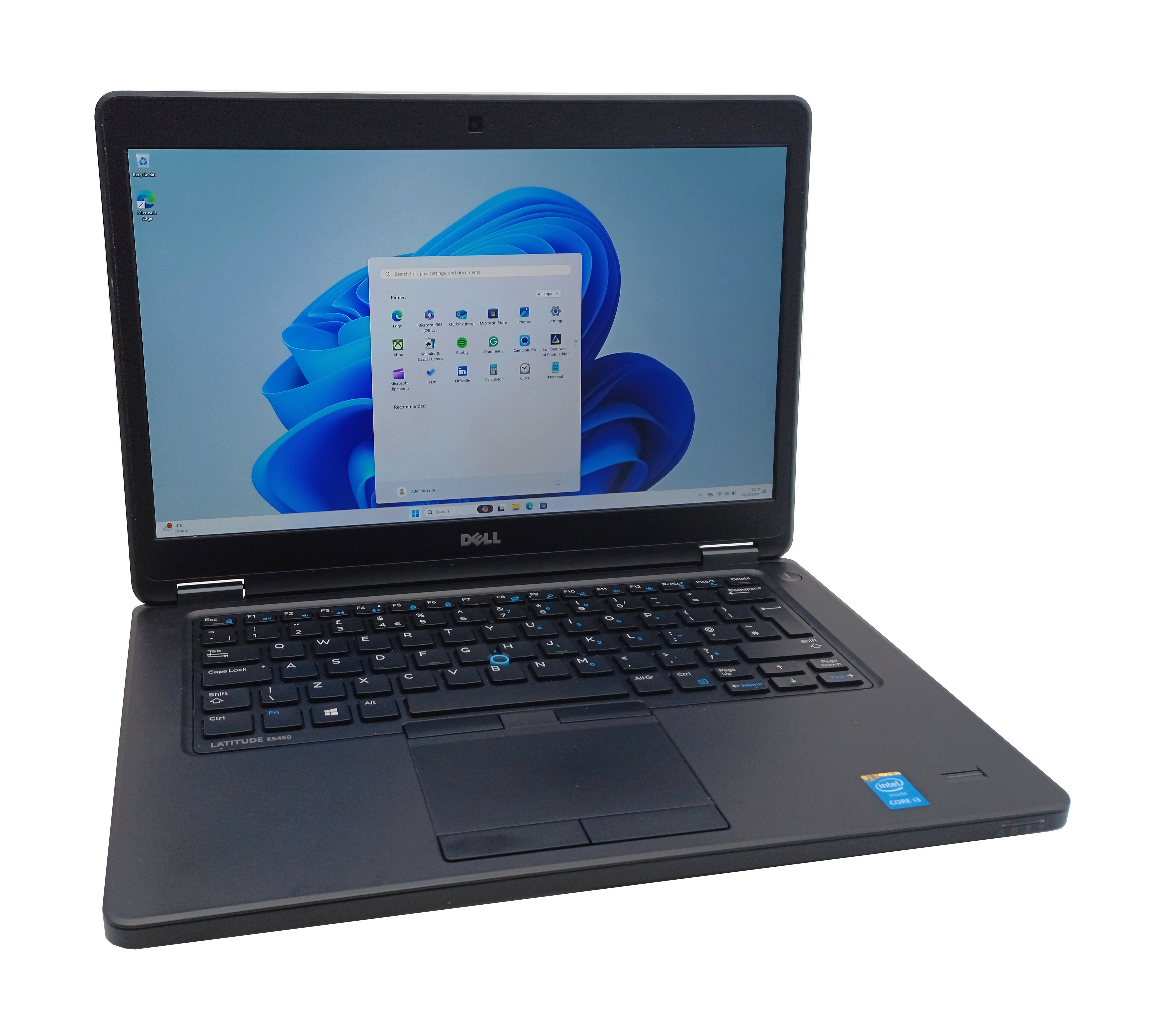 Dell Latitude E5450 Laptop, 14" Core i5 5th Gen, 8GB RAM, 256GB SSD, Windows 11