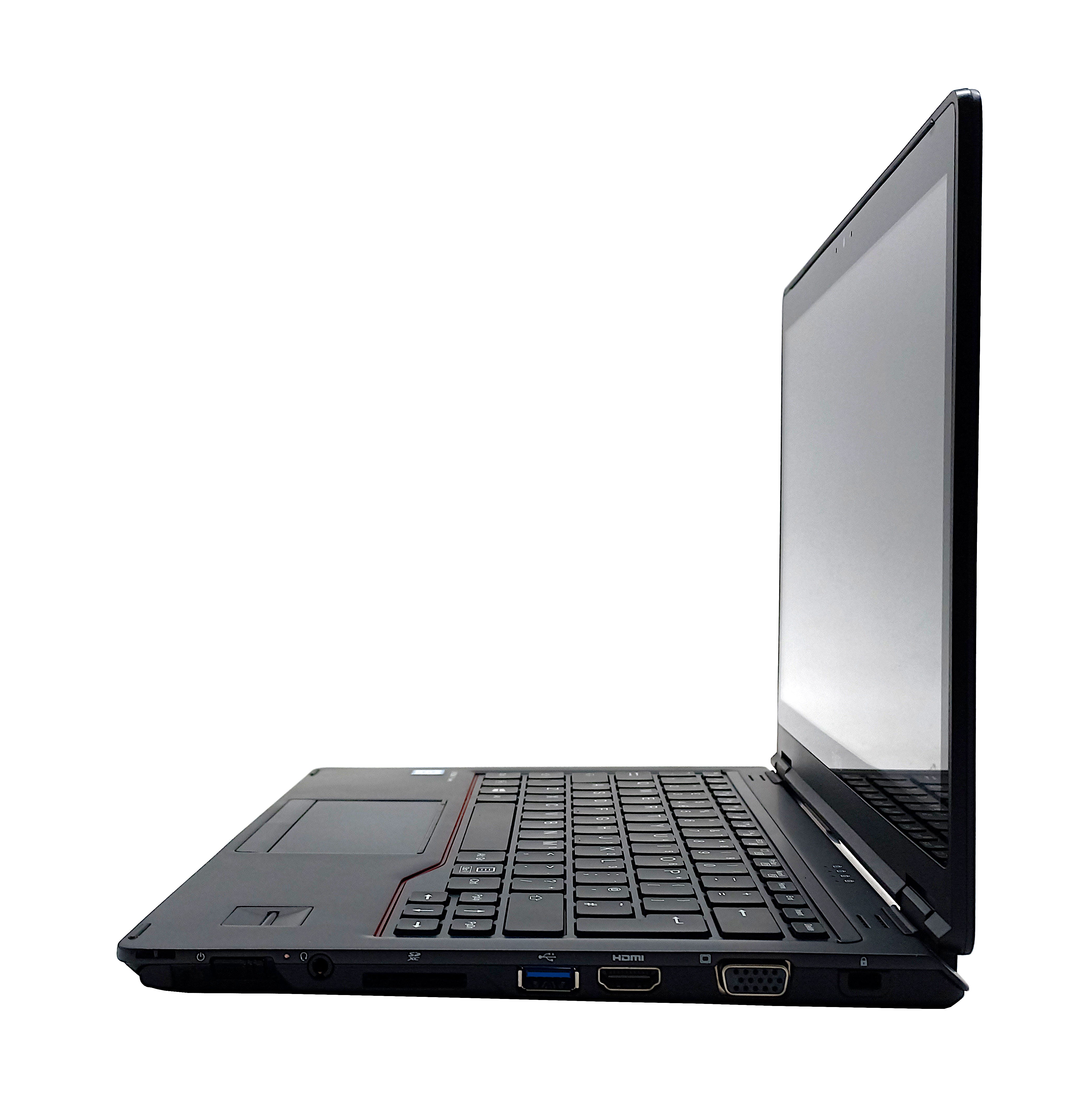 Fujitsu LifeBook P727 Laptop, 12.5" Core i5 7th Gen, 8GB RAM, 256GB SSD